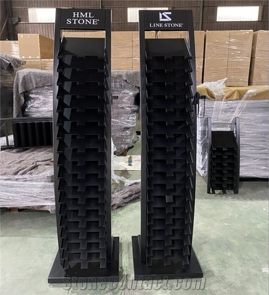 Tower Display Rack For Quartz, Marble, Granite Samples
