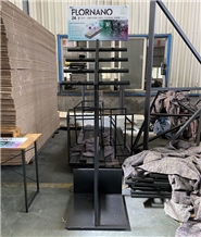 Waterfall Display Stand For Quartz Marble Granite