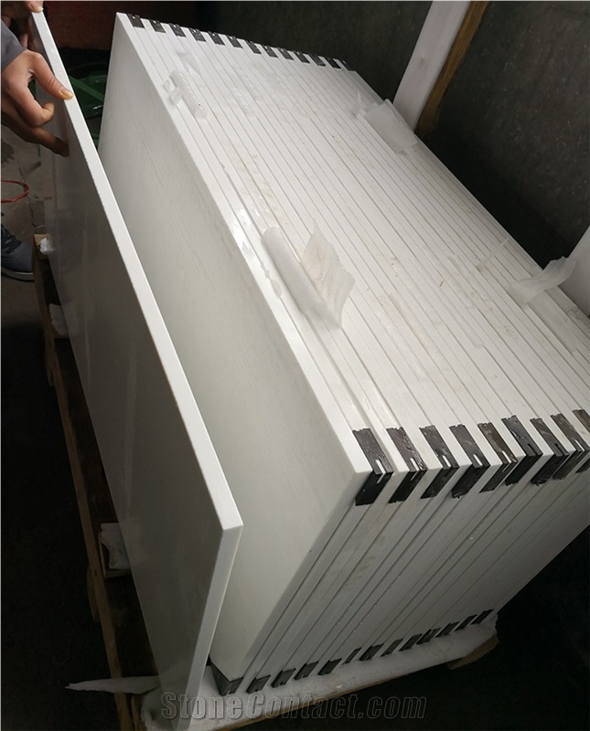 Crystal White Glass Artificial Nano Marble