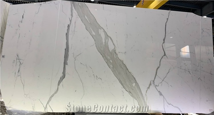 Dolomite White Marble Slab Calacatta