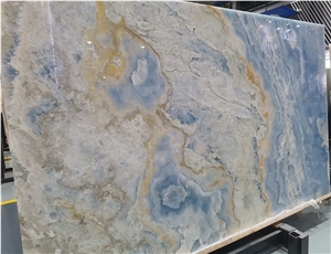 Blue Ice Onyx, Sky Jade Onyx Slabs