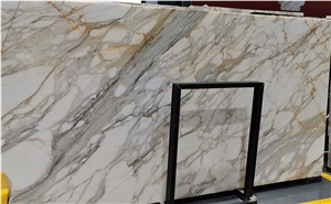 Prefab Calacatta Gold White Marble Countertop