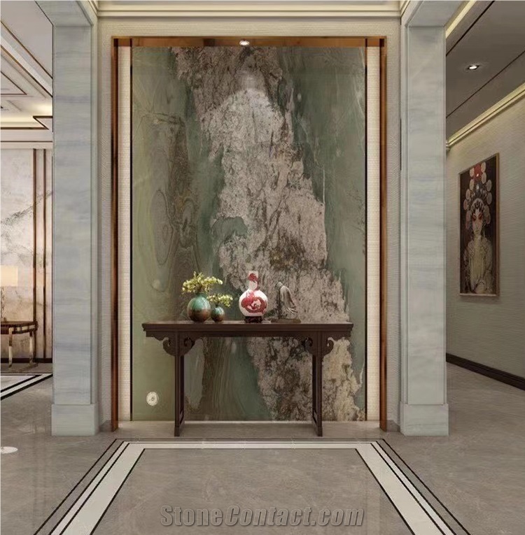 Green Maestro Quartzite Walls Slab