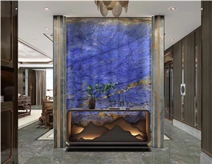 Wall Decor Sodalite Bolivia Blue Quartzite