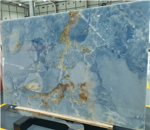 Wall Stone Slab Blue Onyx