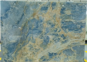 Wall Stone Slab Blue Onyx