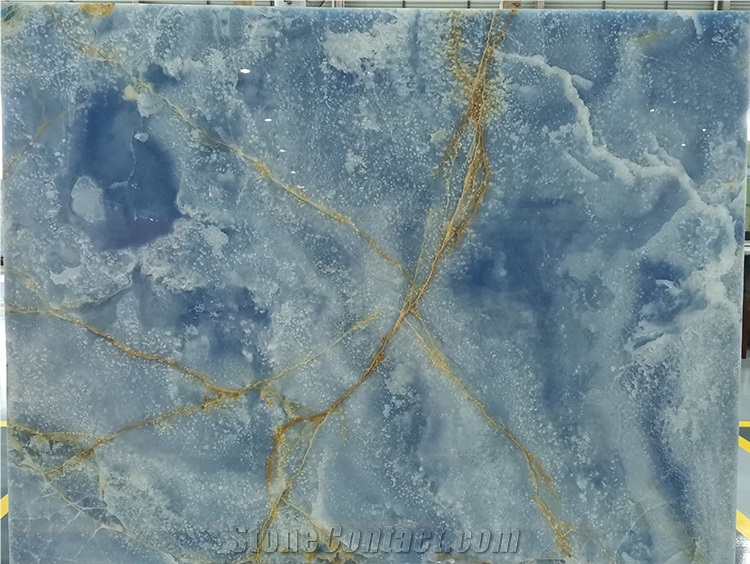 Wall Stone Slab Blue Onyx