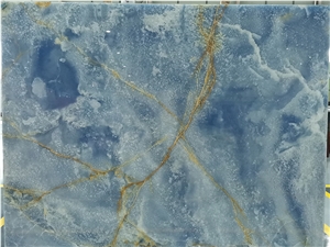 Wall Stone Slab Blue Onyx