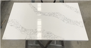 Calacatta Nuvo White Quartz Countertop for Kitchen