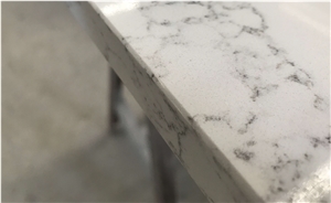 Calacatta Nuvo White Quartz Countertop for Kitchen