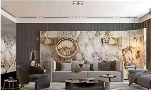 Brazil Pandora White Quartzite Slabs-Polished