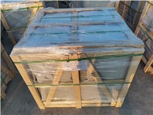 China Chengde Green Granite Flamed Flooring Tile