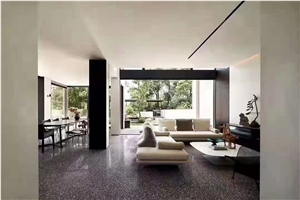 China Grey Terrazzo Tiles Polished