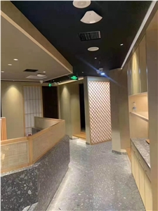 China Grey Terrazzo Tiles Polished