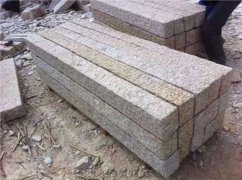 G682 Yellow Rust Stone Granite Longyan Columns