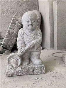 New G603 China Grey Granite Honed Human Sculptures