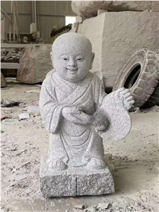 New G603 China Grey Granite Honed Human Sculptures