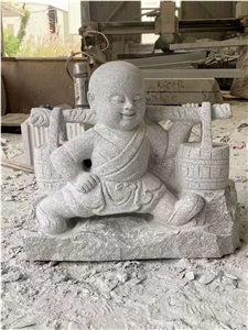 New G603 China Grey Granite Honed Human Sculptures