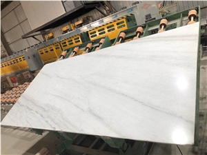 Chinese Volakas Marble Jazz White Glorial White Marble Slabs