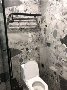 Breccia Grey Natural Terrazzo Marble Tiles