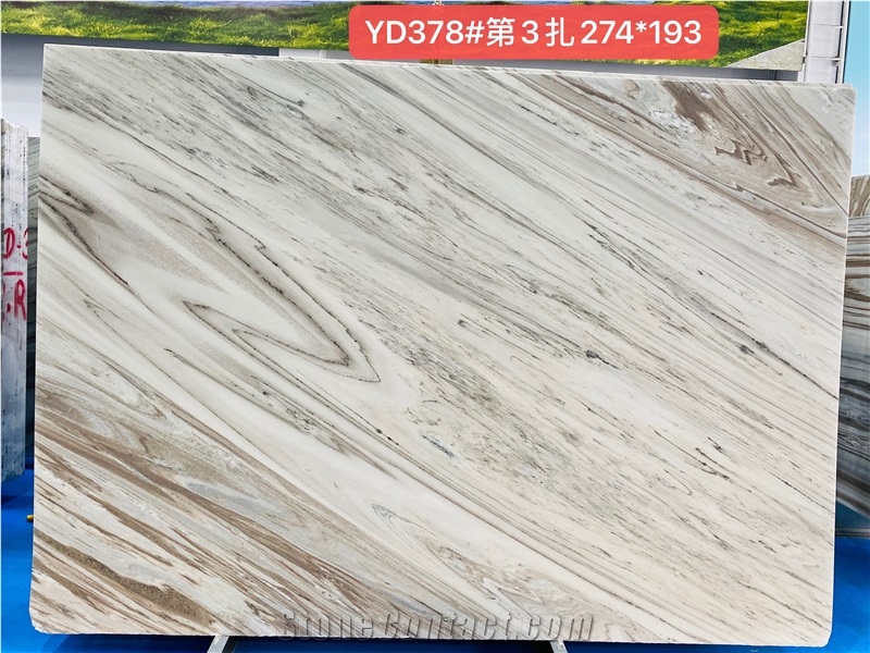 Chinese Palissandro White Marble Slabs