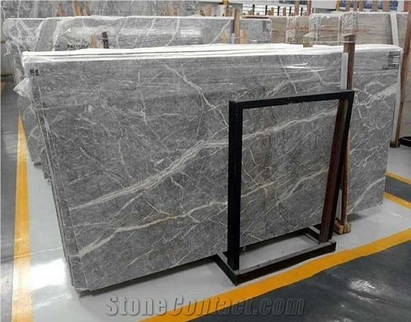 Fior Di Pesco Grey Marble Floor Tiles