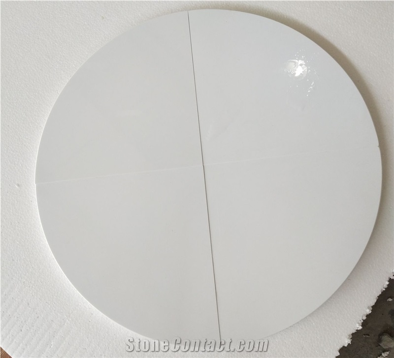 Pure White Artificial Stone Engineer Marble Slabs