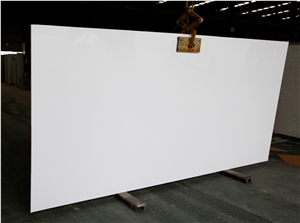 Pure White Artificial Stone Engineer Marble Slabs