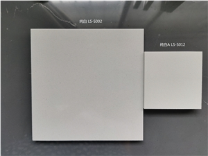 Pure White Artificial Stone Engineer Marble Slabs