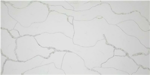 White Calacatta Quartz Stone Tiles