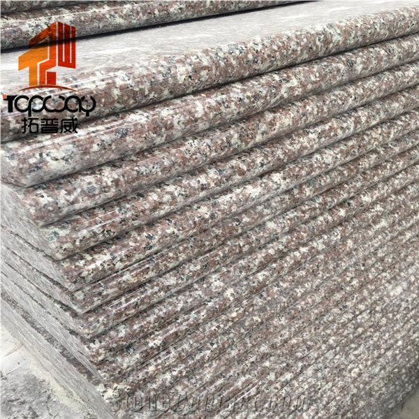 G664 Red Granite Stairs Steps Treads