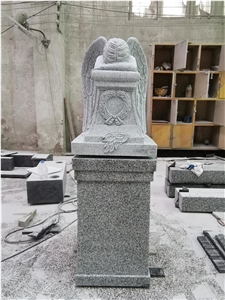 G603 Granite Weeping Angel Sculpture