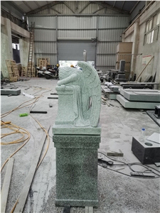 G603 Granite Weeping Angel Sculpture