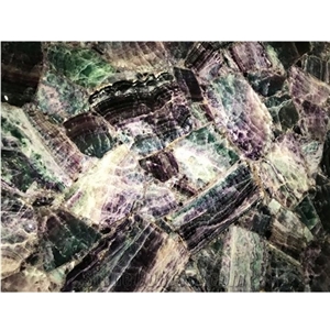 Amethyst Blue Quartz Semiprecious Stone Slabs