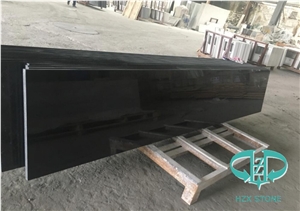 Black Galaxy Granite Tile Slab Countertop