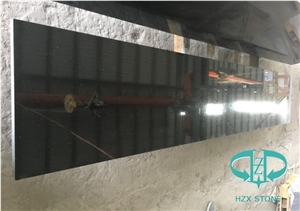 Black Galaxy Granite Tile Slab Countertop