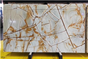 Brazil Roman Impression Quartzite Slab Tiles Use