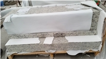 Brazil Rose White Granite Countertop with Back Splashes