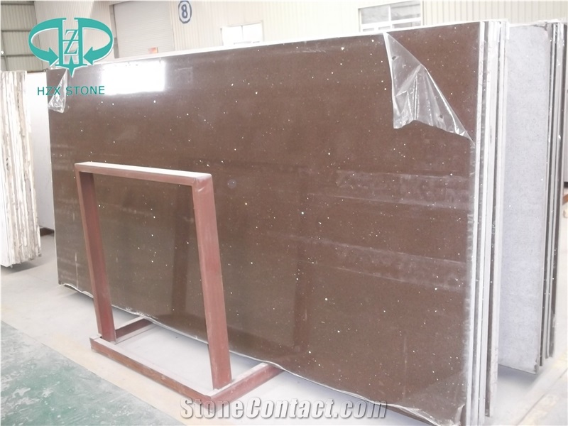 Brown Artificial Stone Big Slab