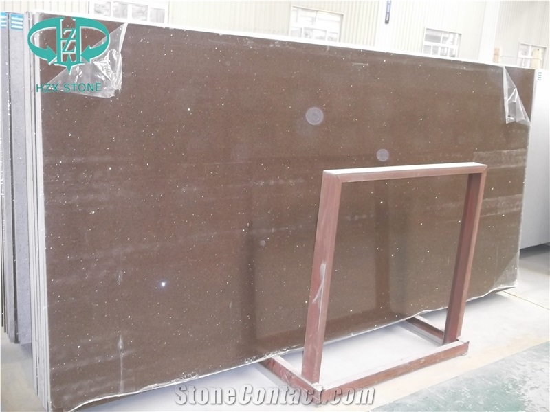 Brown Artificial Stone Big Slab