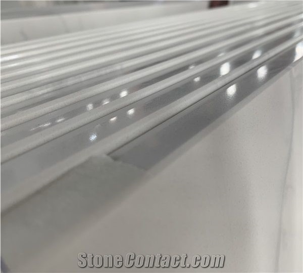 Calacatta White Quartz Stone for Vanity Tops,Bathroom Countertops
