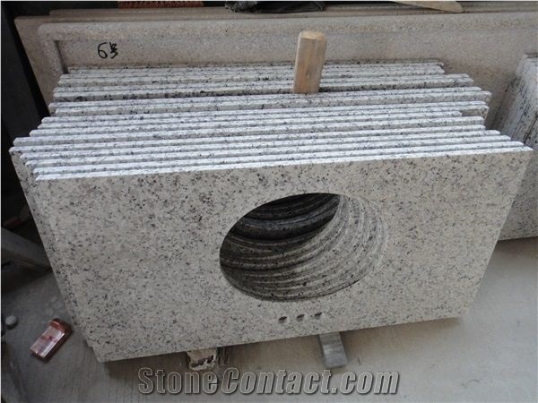China Bala Flower White Granite Bianco Sardo Bathroom Tops
