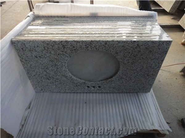 China Bala Flower White Granite Bianco Sardo Bathroom Tops