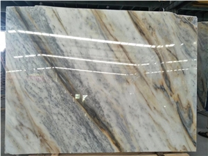 China Dessert Gold Marble Slab Wall Floor Tiles