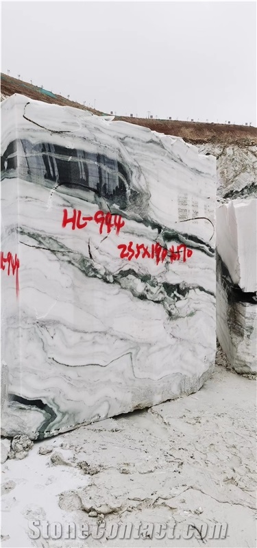 China Panda White Marble Blocks