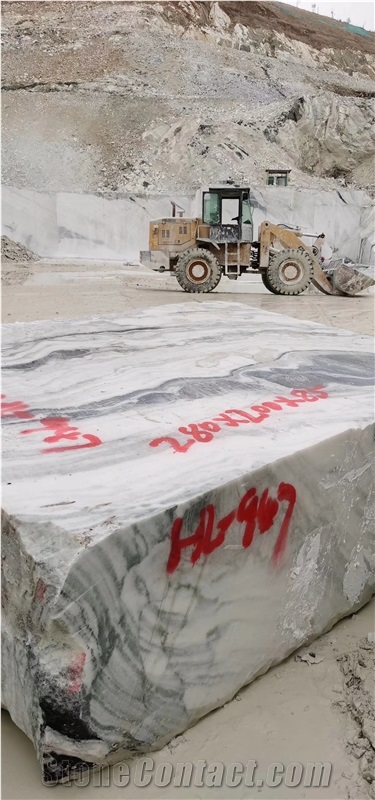 China Panda White Marble Blocks