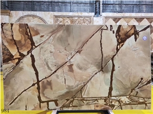 China Roman Impression Marble Slab Wall Tiles