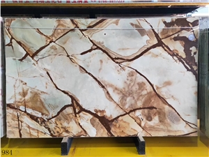 China Roman Impression Marble Slab Wall Tiles