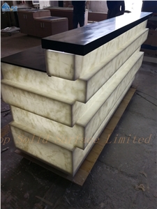 Commercial Translucent Stone Bar Counter