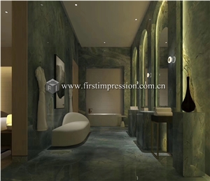 Dreaming Green Marble for Stairs